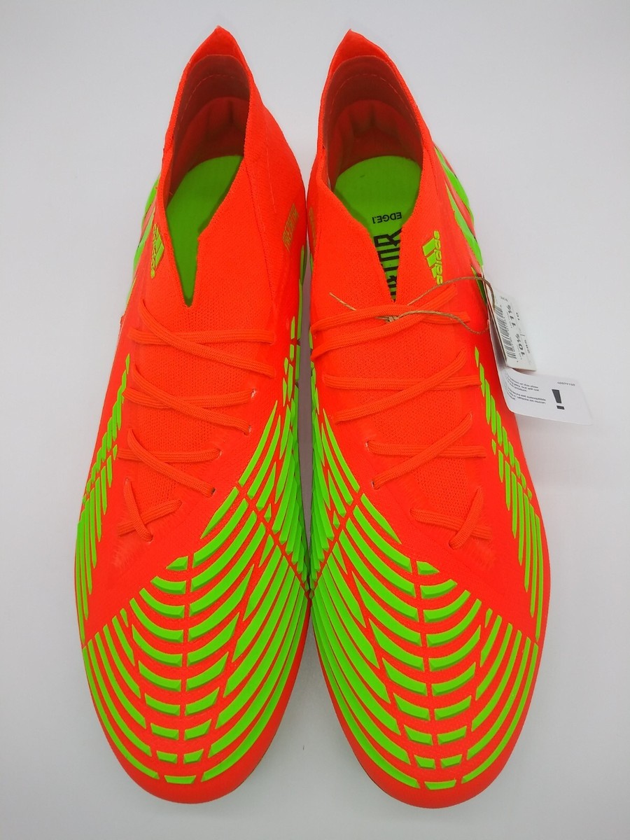 Adidas Mens Rare Predator Edge.1 FG GW1029 Orange Green