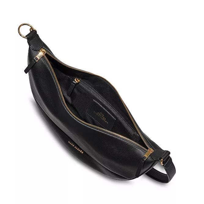 MARC JACOBS Women's The Eclipse Leather Crossbody Hobo Bag MARC JACOBS Women's The Eclipse Leather Crossbody Hobo Bag