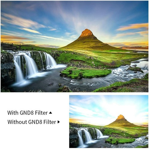 100X150mm Soft Grad ND8 Square Neutral Density Lens Filter 3 Stops Multi Coated - Picture 6 of 7