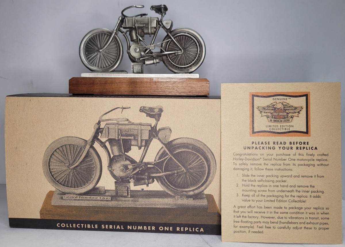 harley hd collectible serial number one