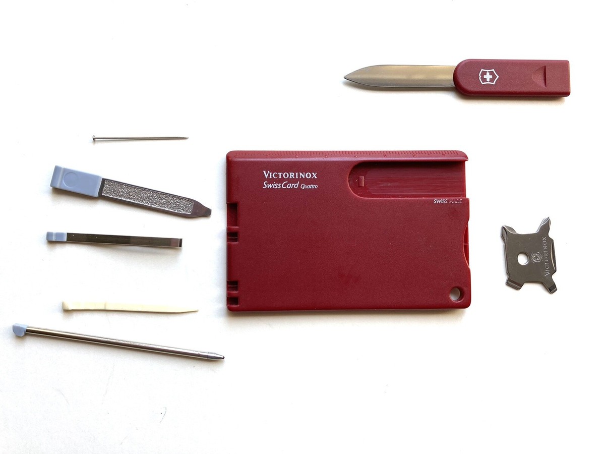 Victorinox Swiss Card Quattro in Red | eBay