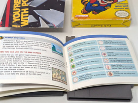 Super Mario Bros. 3 (Nintendo NES, 1990) Left Bros CIB con scatola e manuale testato