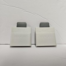 Microsoft Xbox 360 256MB And 64MB White Memory Cards OEM Authentic