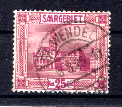 Saar 100II ABART Gest. 30EUR (AA6235)