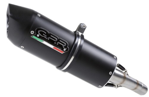 scarico completo racing open nero gpr furore per kymco k-xct 125 ie 2013 13 - Foto 2 di 3