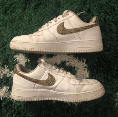 Nike Air Force 1 Low Retro 'Ivory Snake' Size 9.5 | eBay
