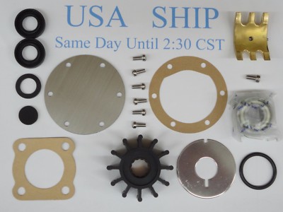Rebuild Kit For Perkins Marine Diesel Sea Water Pump 35615 Jabsco
