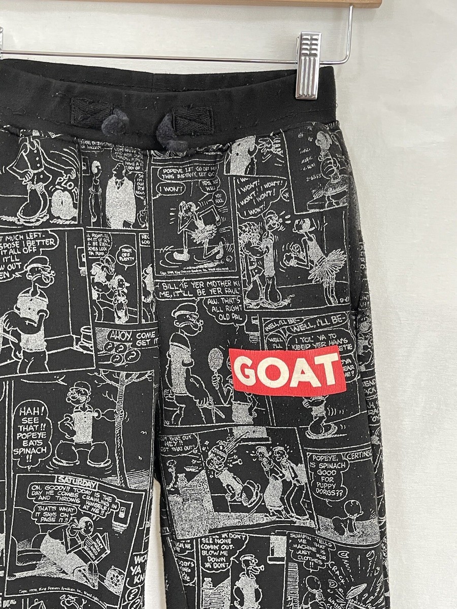 ⭐︎ Phat Farm Boys Kids Popeye Black Polyester Jogger Comfort