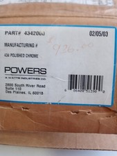 Powers 434-2000 Master Mixing Valve Chrome