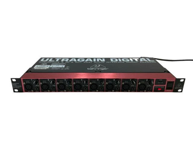 Preamplificadores de audio profesional Behringer y bandas de canal 8 canales