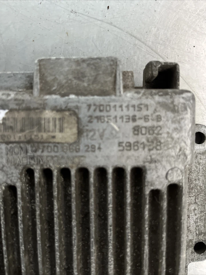 7700111151 CENTRALINA MOTORE / 21651136-6 / 4107018 PER RENAULT CLIO I FASE I+II - Immagine 3 di 4