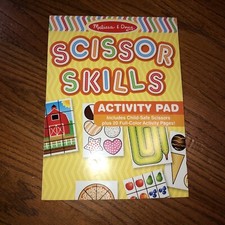 Melissa And Doug Scissor Skills Activity Pad NEW 20 Pages
