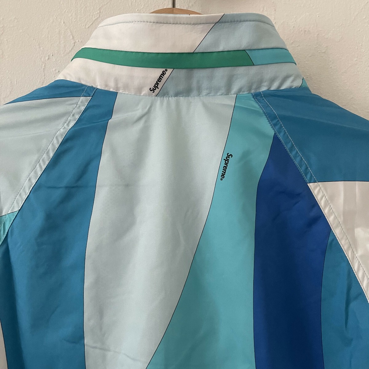 ジャケット・アウター Supreme Emilio Pucci Sport Jacket M Blue Supreme Emilio Pucci Sport Jacket (SS21) - $278
