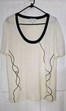 St John Sport Wool Sweater With Details Size XL