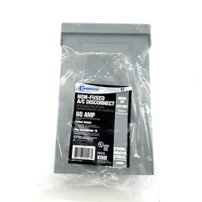 Cambridge Non-Fused A/C Disconnect 60 AMP 240 VAC NEMA 3R Pullout Switch