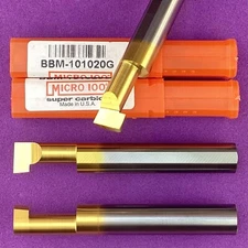 MICRO 100   BBM - 101020G  Carbide Boring Bar; 10mm Shank  TiN🎯Machinist