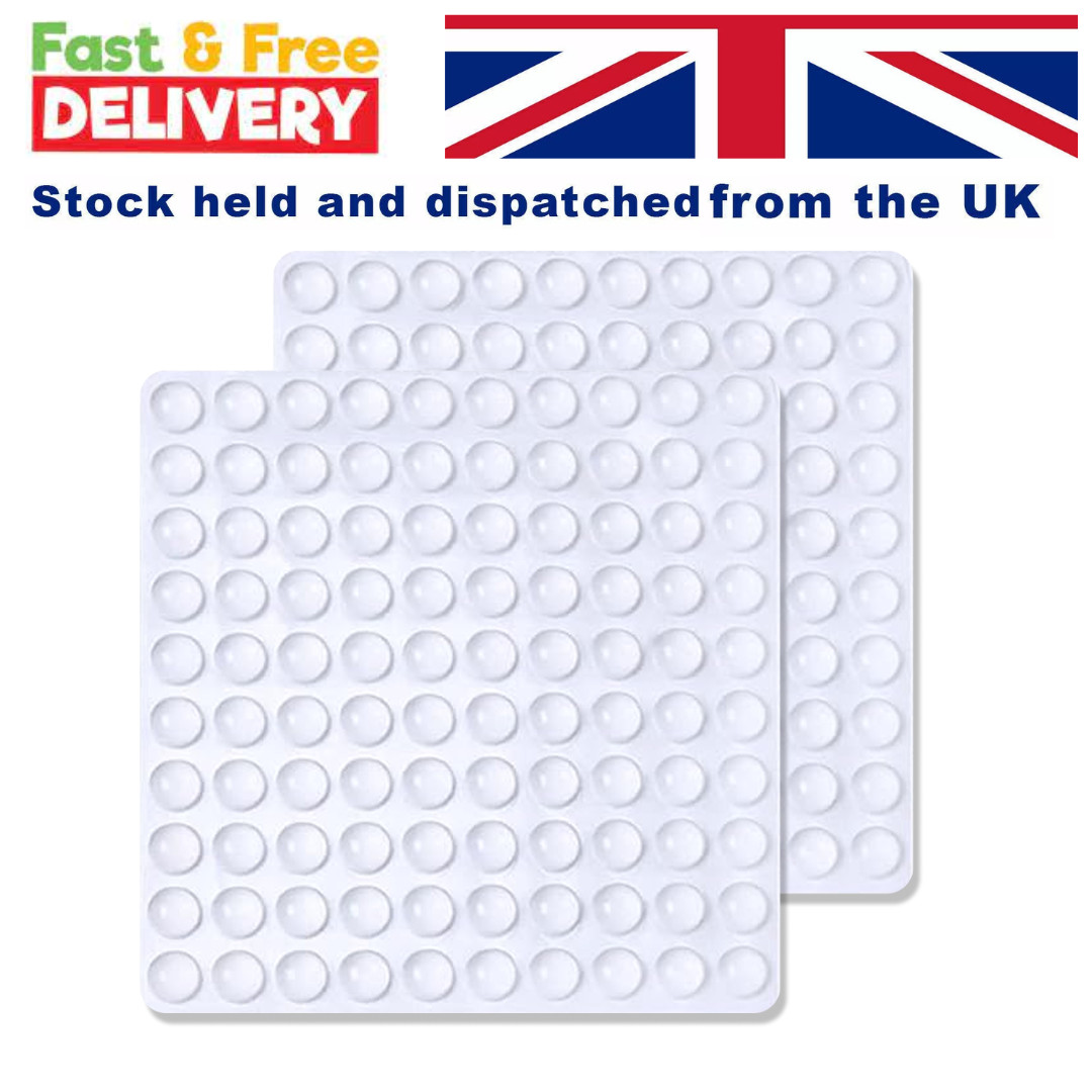 200PK Clear Self Adhesive Silicone Bumper Pads Door Buffer Feet for Glass Boards