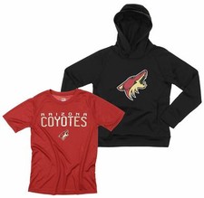 OuterStuff NHL Youth Arizona Coyotes Team Performance Hoodie and Tee Combo Set
