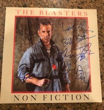 * THE BLASTERS * signed autographed album * NON-FICTION * FULL BAND * PROOF * 6
