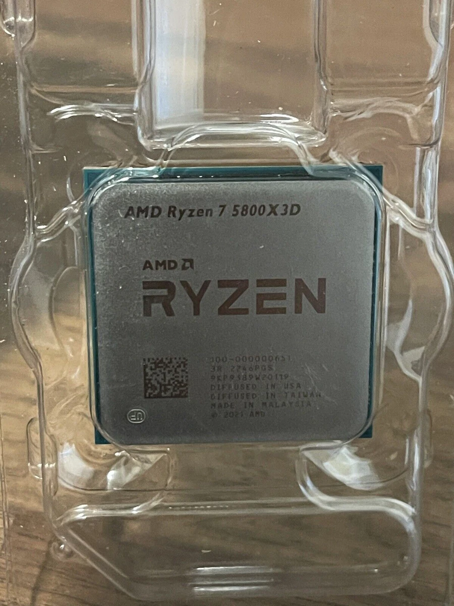 AMD Ryzen7 5800X 3D 8Core 16Threads 3.4-4.5Ghz l3 cache 96MB AMD 3D  Technology