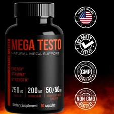 Testosterone booster for men, Male enhancement, Libido, Stamina, 90 capsules