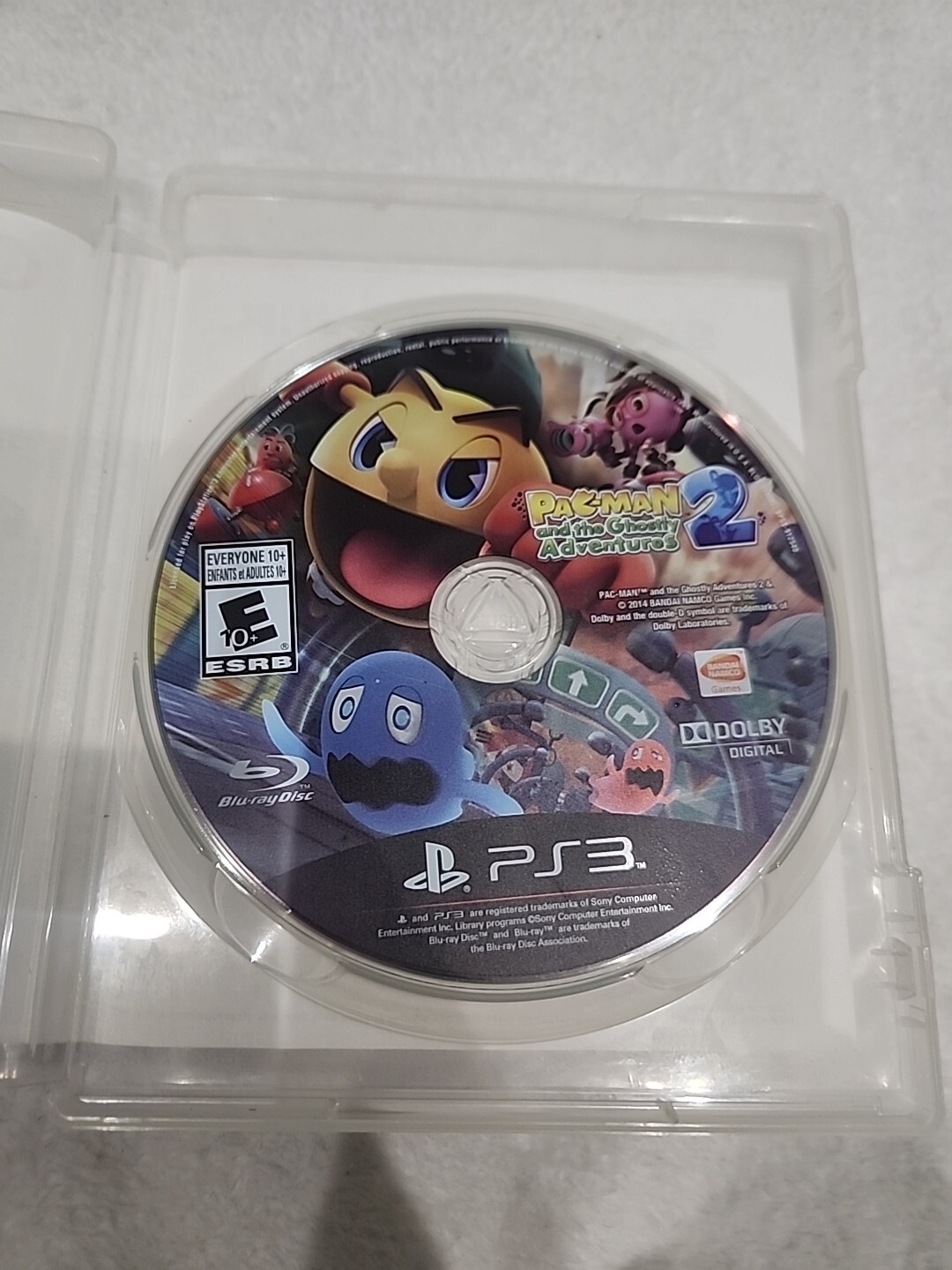Pac-Man and the Ghostly Adventures 2 (PlayStation 3, 2014) PS3 Works Disc Only