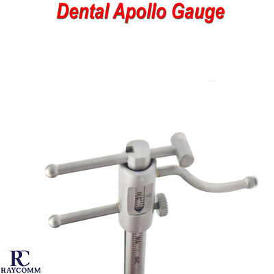Dental Implant VDO Gauge Ruler Venus Apollo Gauge Prosthodontics Instruments CE