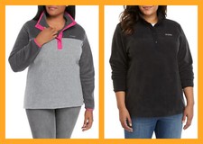 Columbia Ladies Snap Fleece Pullover
