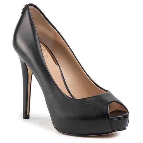 GUESS décollete donna FL7GANLEA08 nero tacco rocchetto|acquista online su  Shoe Center