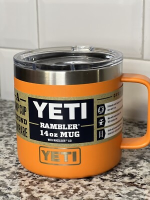 Yeti Mug 14oz🍊🦀KING CRAB ORANGE Limited Edition RARE
