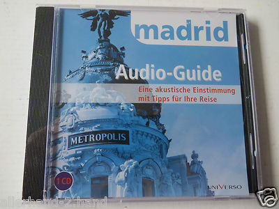 ANHÖREN # CD Hörbuch REISEFÜHRER MADRID Audio-Guide 70 Min Reise Urlaub Spanien