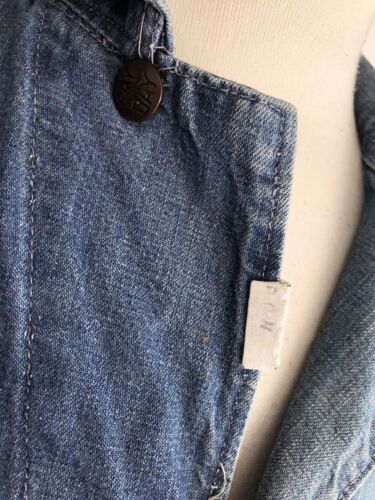 Giacca Jean Coat PAY DAY JC Penny Vintage anni '60 Effetti Di Denim Cappotto Core Taglia Large - Foto 9 di 11