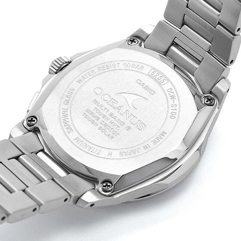 Casio Oceanus OCW-T200S-7AJF White Dial Elegant Bluetooth Casio Oceanus OCW-T200S-7AJF White Dial Elegant Bluetooth
