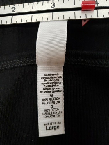 Chris's Stuff Black Size L V Neck Embellished "will work for shoes & wine" top - Picture 7 of 7
