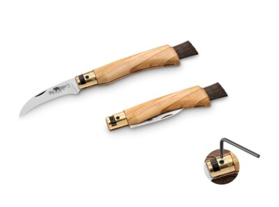 Old Bear Mushroom Olive M 9387/19_LU Pilzmesser 420 Twist Lock Pinsel   01OB094