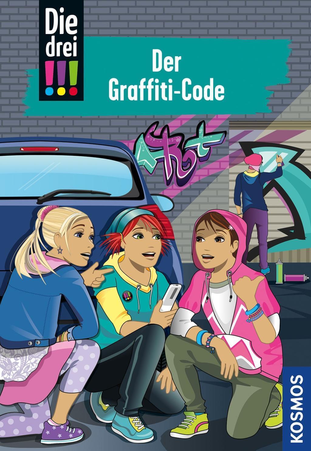 Thumbnail - Die Drei 64. Der Graffiti-code (drei Ausrufezeichen) | Kirsten Vogel |