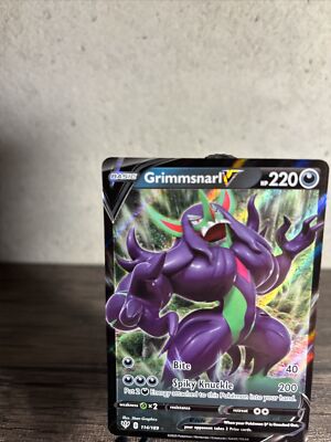 Pokémon TCG Grimmsnarl V Darkness Ablaze 114/189 Holo Ultra Rare
