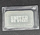 1 Troy oz 999 Silver Bar, American Flag Design