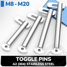 304 Stainless Steel Marine Toggle Pinstongue Bolt Pinmarine Pin M8-m20 304 Stainless Steel Marine Toggle Pinstongue Bolt Pinmarine Pin M8-m20