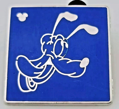 Disney Trading Pin 2010 Sketch Pluto Blue Hidden Mickey Completer Pin Authentic