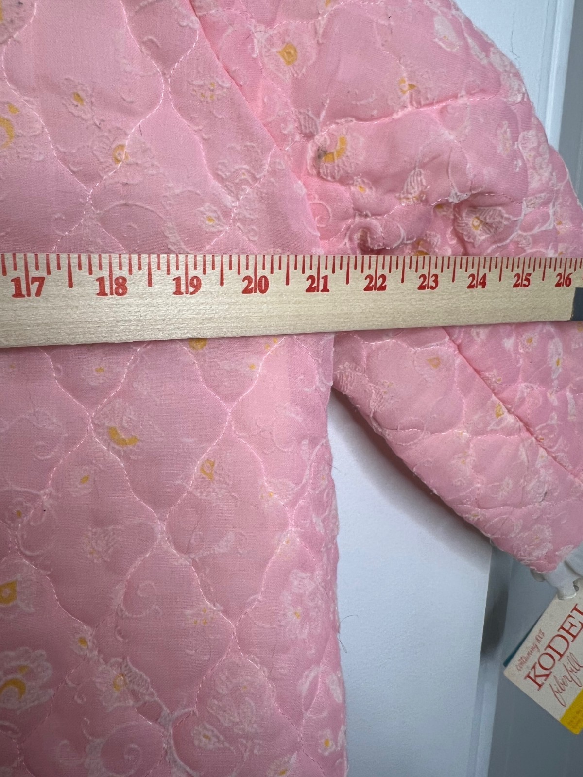 Vintage Kayser Quilted Robe- Pink Housecoat- Mid Century With Original Tags!