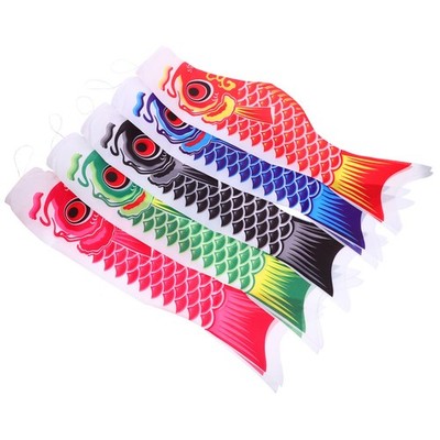 5 x Koinobori-Windsack, japanische Karpfenflagge, hängende Flagge, Streamer für