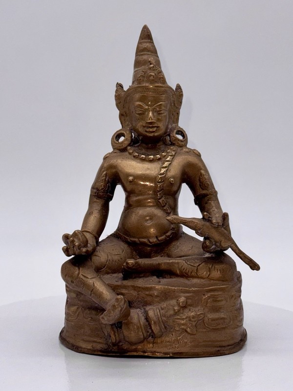 Antique Kubera Dzambhala Jambhala Kubera Statue Tibetan Buddhist Nepal