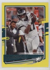 2020 Panini Donruss Dollar Tree Press Proof Yellow Alshon Jeffery #211 2k3