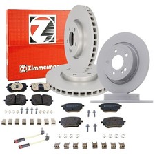 ZIMMERMANN Bremsscheiben 318/295mm Bel&auml;ge Vorne Hinten f&uuml;r MERCEDES X247 H247