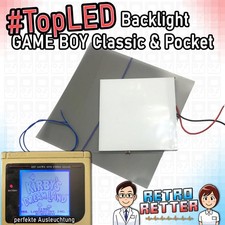 💡 Backlight für GameBoy Classic & Pocket - GBP Backlit Hintergrundbeleuchtung