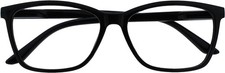 The Reading Glasses Company Black Readers Large Designer Style Mens Spring Hing
