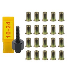 20pcs 10-24 Rivet Nuts with Hand Rivet Nut Tool Set, Manual Rivnut Tool, Han...