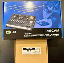 TASCAM DP-03SD 8-Track Digital Portastudio Recorder Built-in Mic used Japan