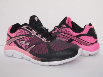 FILA Sneakers BIG GIRLS 4.5 BLACK PINK Running Athletic Shoes Primeforce KIDS